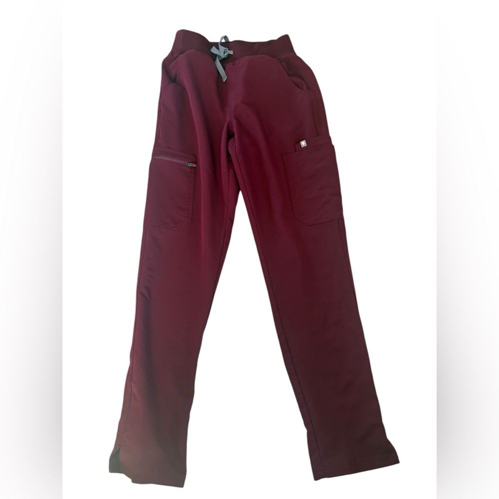 Figs HW Yola Burgundy Scrub Pants XS
